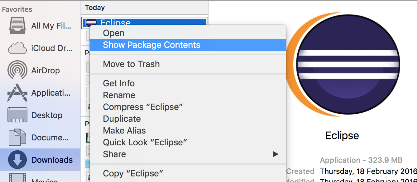 set jdk path in eclipse for mac