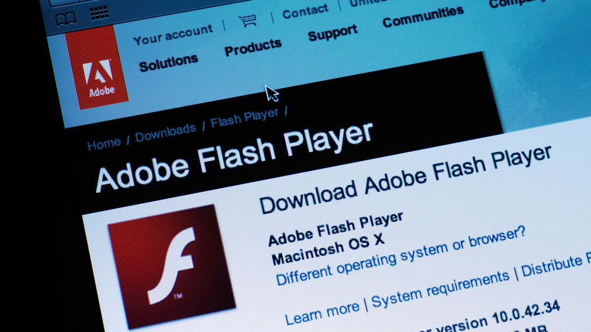 adobe flash player for mac sierra download